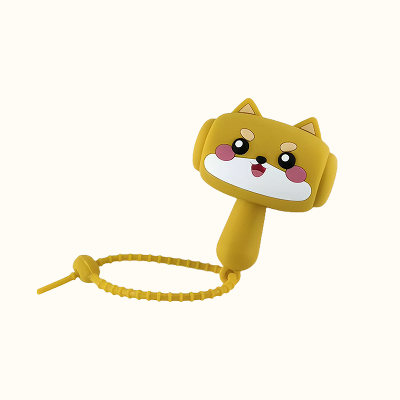 Cartoon Noise-Making Hammer Keychain