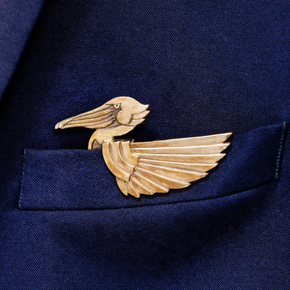 ✨ Luxury Sculpted Animal Brooch – Premium Statement Piece for Suits & Blazers