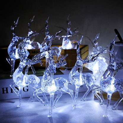 ✨LED Reindeer String Lights Christmas Decorative Indoor Fairy Lights