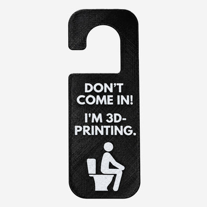 🚪😂Don't Come In! I'm 3D-Printing Door Hanger