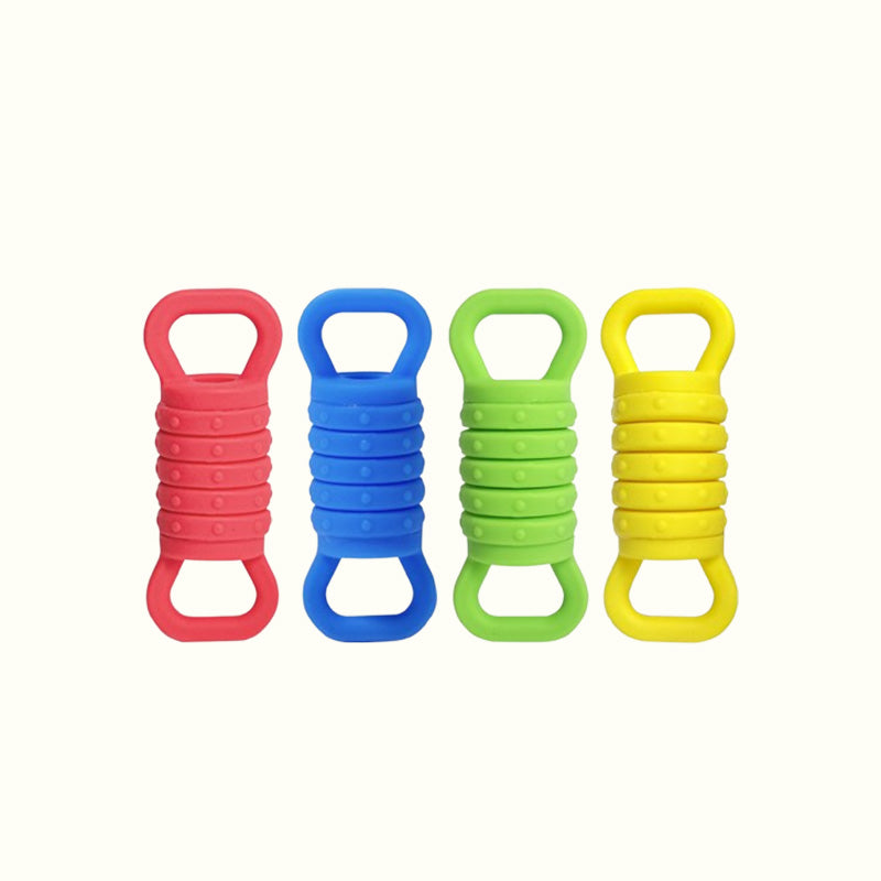 Dual-Ring Textured Stretch Fidget Toy