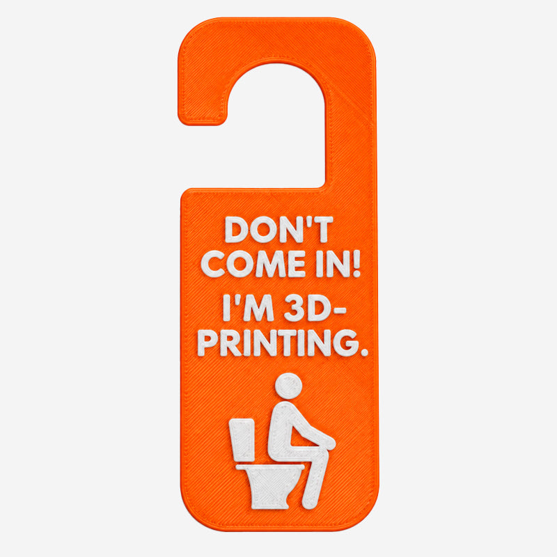 🚪😂Don't Come In! I'm 3D-Printing Door Hanger