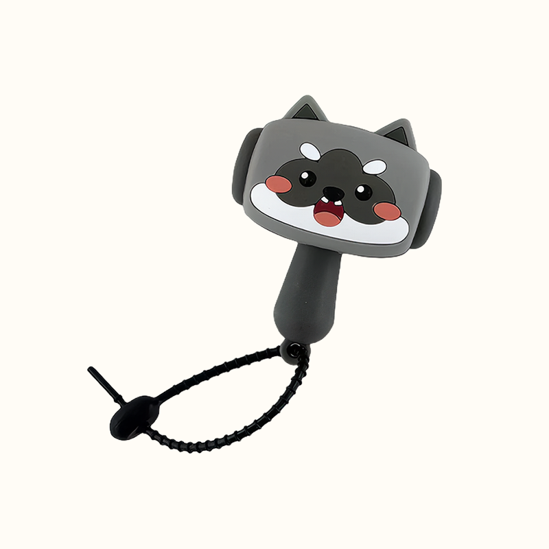 Cartoon Noise-Making Hammer Keychain
