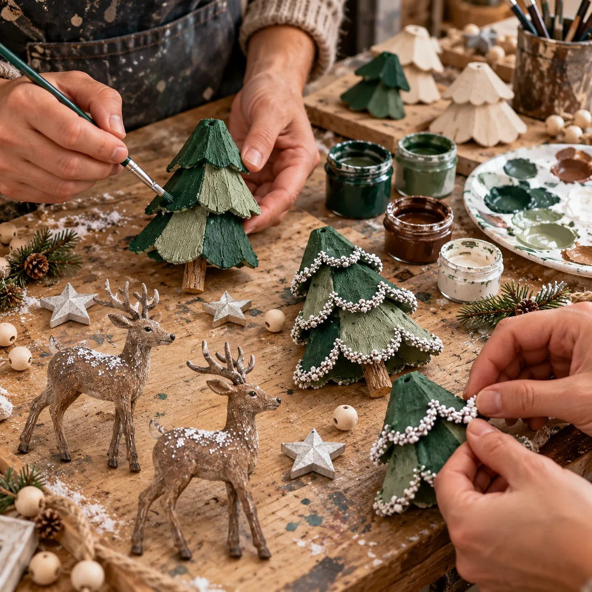 Cozy Woodland Christmas Garland