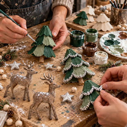 Cozy Woodland Christmas Garland