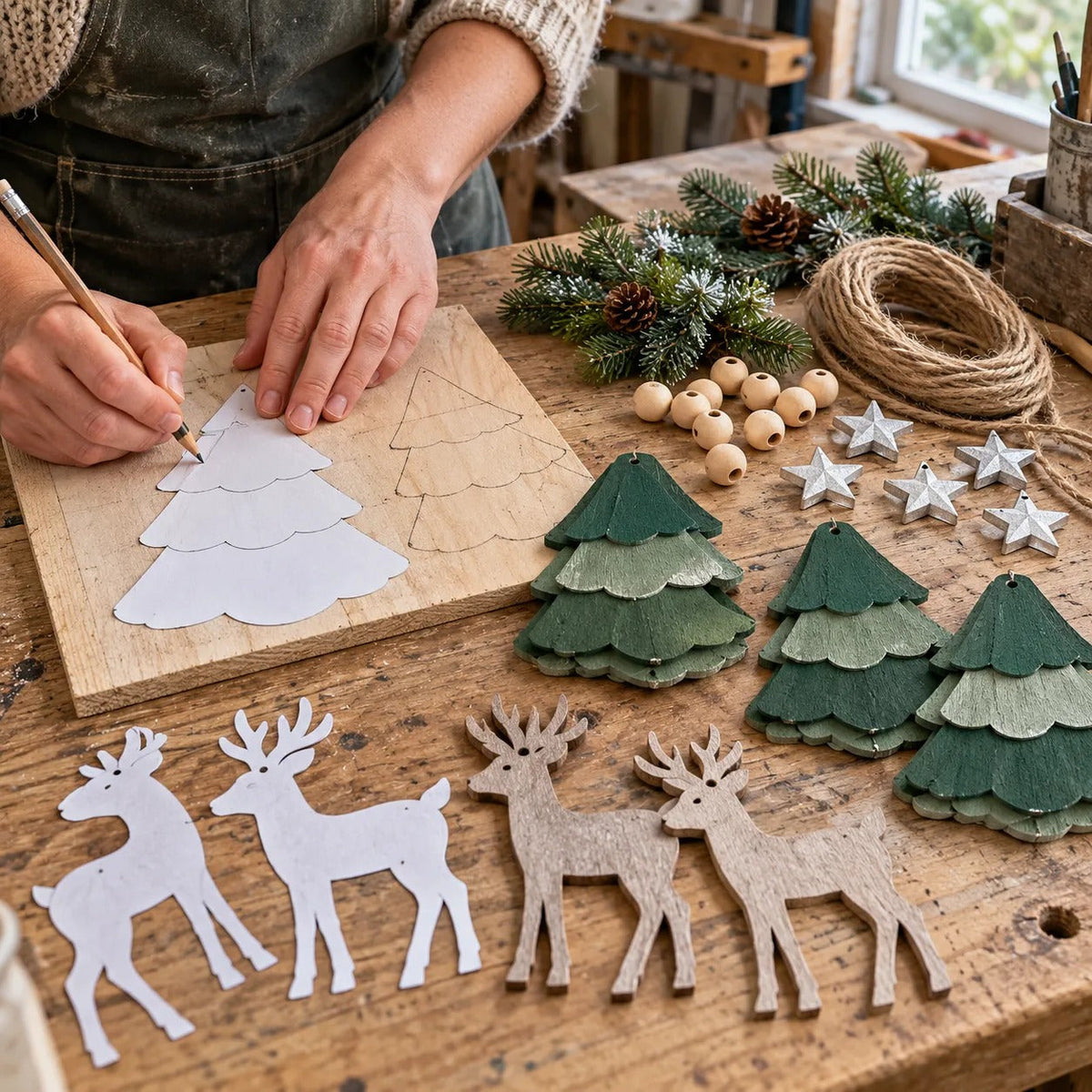 Cozy Woodland Christmas Garland