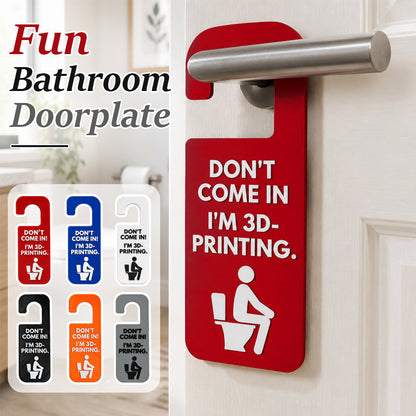 🚪😂Don't Come In! I'm 3D-Printing Door Hanger