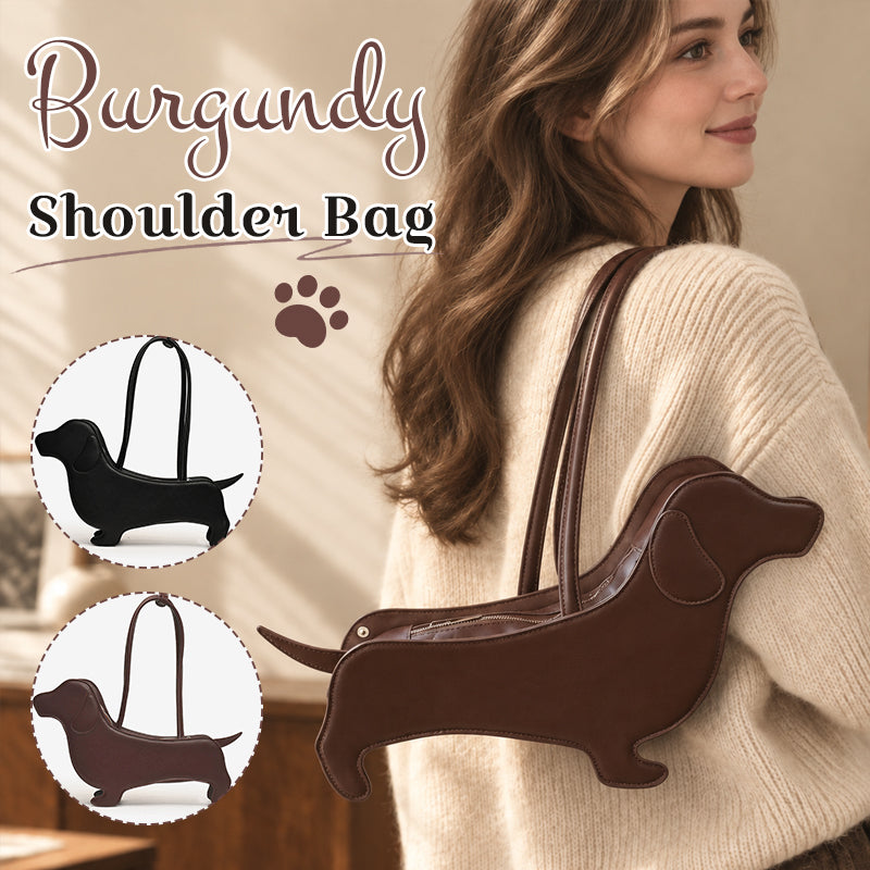 Playful Dachshund-Shaped Shoulder Bag