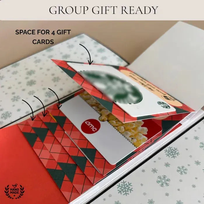 🏆Flash Sale⚡ 50K+ SOLD! Almost Gone-🎅Handmade Christmas gift card booklet