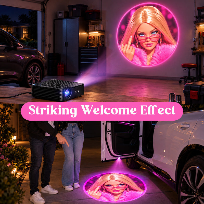 🎀Car Welcome Projection Lights | Personalized Patterned Light Effects