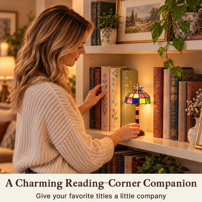 Decorative Mini Lamp for Bookshelves & Desks