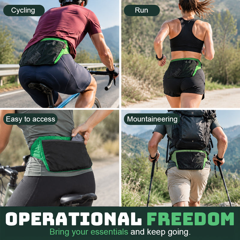 Cycling & Outdoor Sports Belt with Waist Pouch