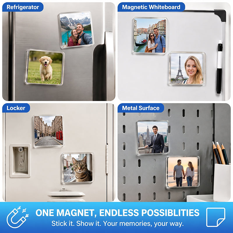 How to make a DIY photo fridge magnet