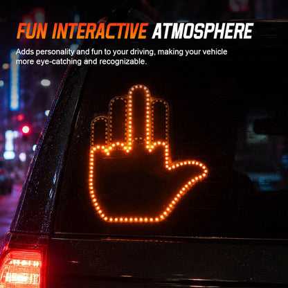 Funny LED Gesture Window Light