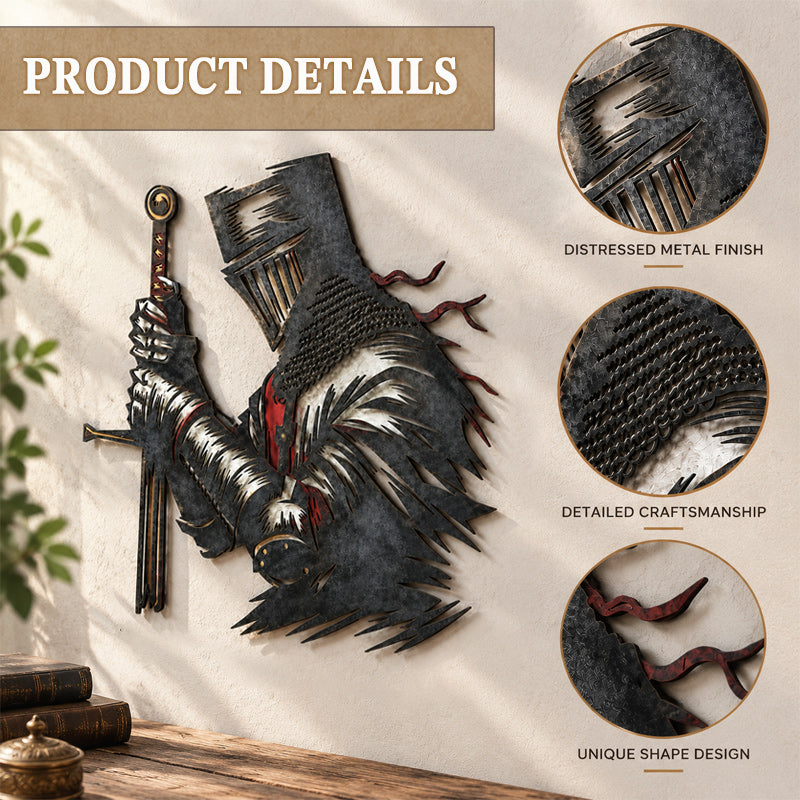 Medieval knight wall decor room display