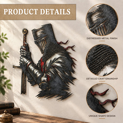 Medieval knight wall decor room display