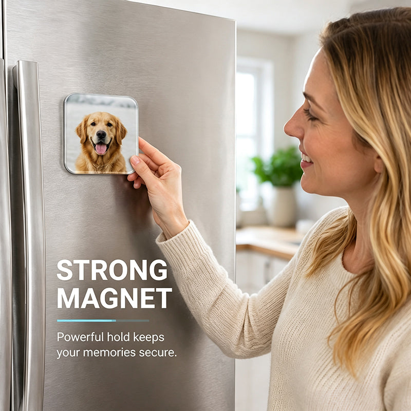 DIY fridge magnet ideas for photos artwork and notes