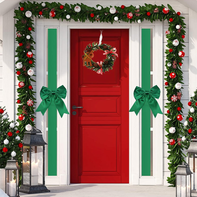 Christmas Welcome Ribbon - Festive Door & Holiday Decoration