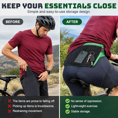 Cycling & Outdoor Sports Belt with Waist Pouch