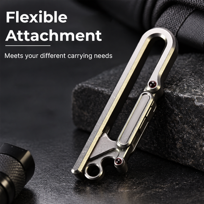 Men's Lightweight Belt Key Clip for Everyday Carry