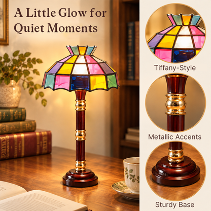 Decorative Mini Lamp for Bookshelves & Desks