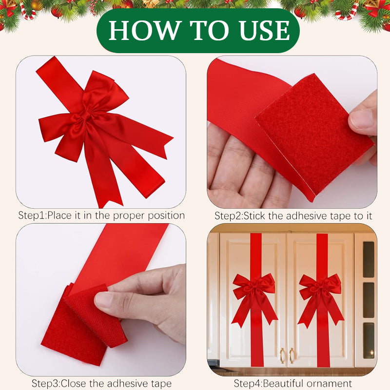 Christmas Welcome Ribbon - Festive Door & Holiday Decoration