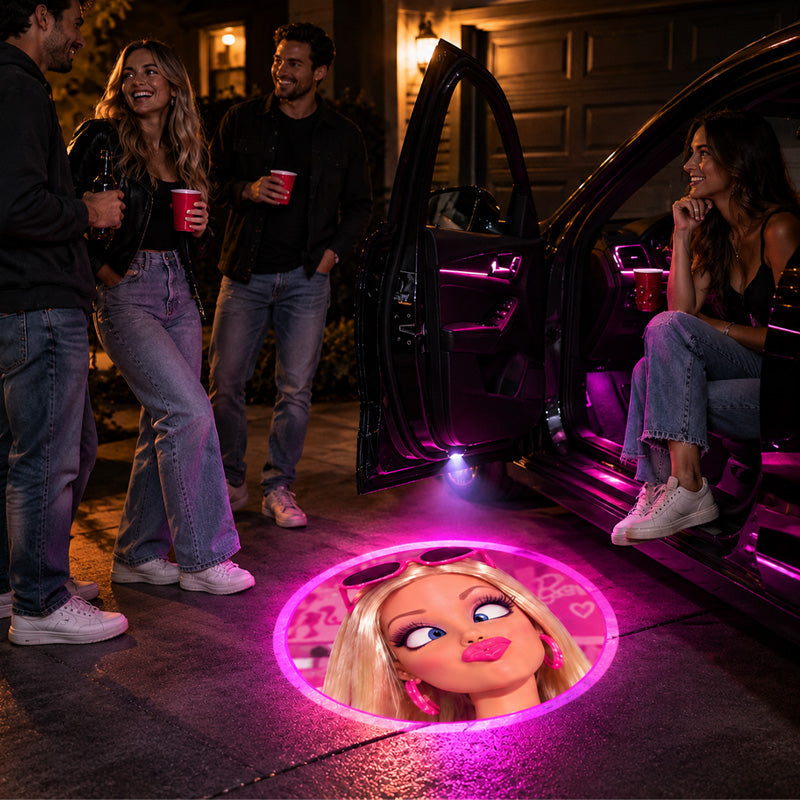 🎀Car Welcome Projection Lights | Personalized Patterned Light Effects