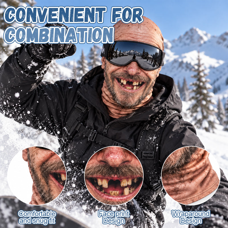 Quirky Face Balaclava for Skiing & Snowboarding