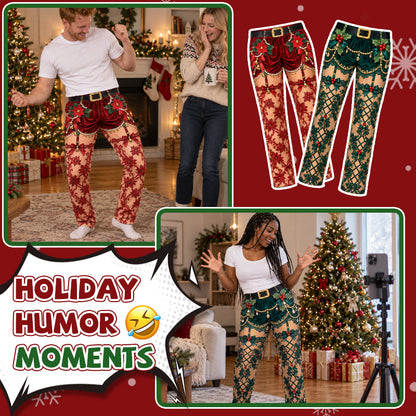 Hilarious Christmas Illusion Trousers
