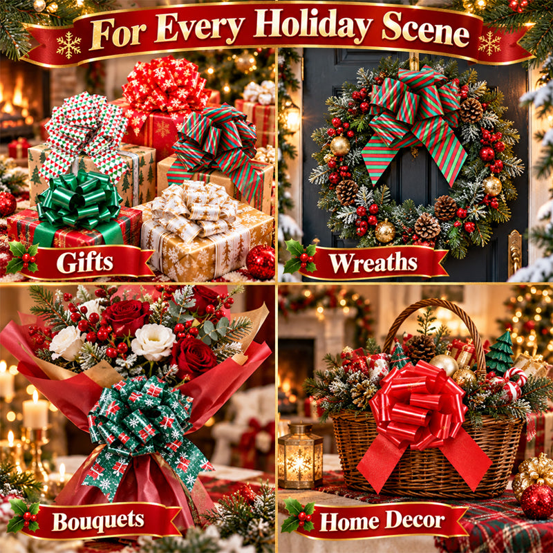 Christmas Decorative Pull Bows