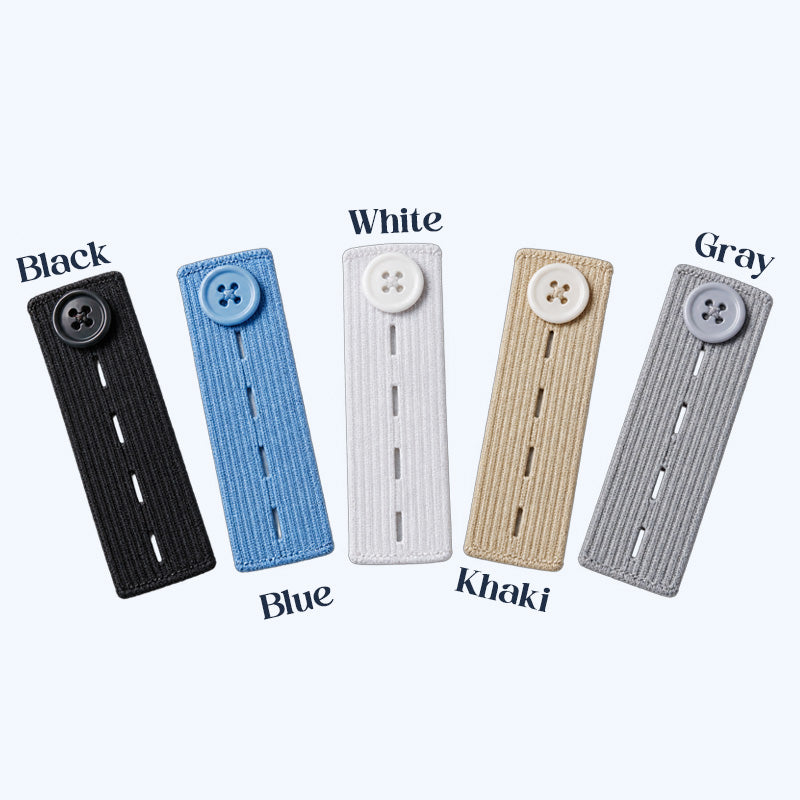 👖 Elastic Waistband Extender Buttons – Adjustable Comfort, 6-Piece Set