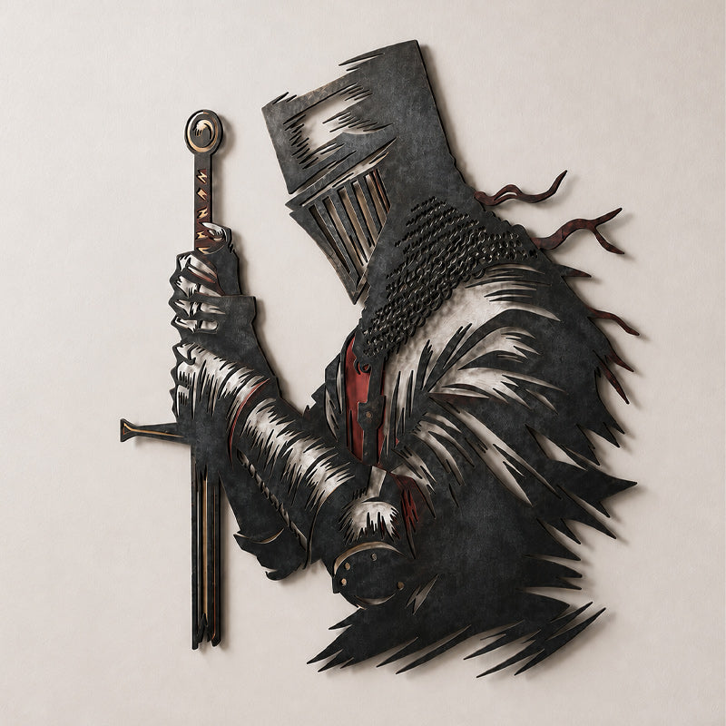 The Guardian Knight gothic wall decoration