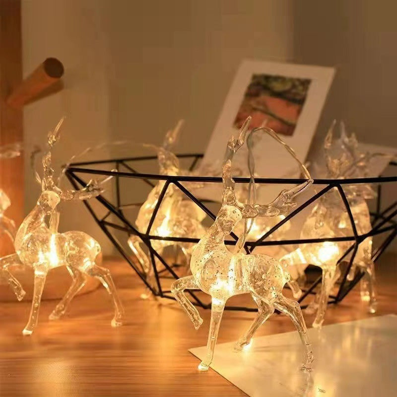 ✨LED Reindeer String Lights Christmas Decorative Indoor Fairy Lights