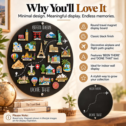 🌎✨Travel Magnet Board - 💕Every Magnet Has a Story. Every Journey Deserves a Place