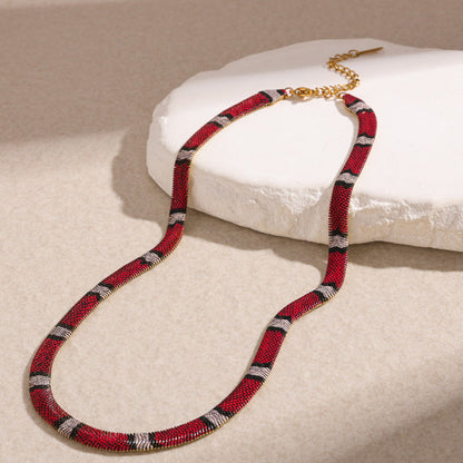 Serpent Statement Necklace – A Symbol of Mystery & Power