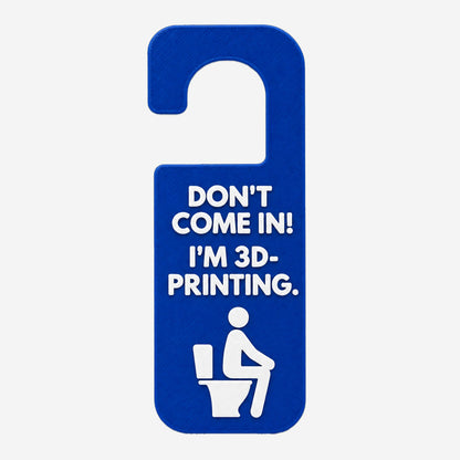 🚪😂Don't Come In! I'm 3D-Printing Door Hanger