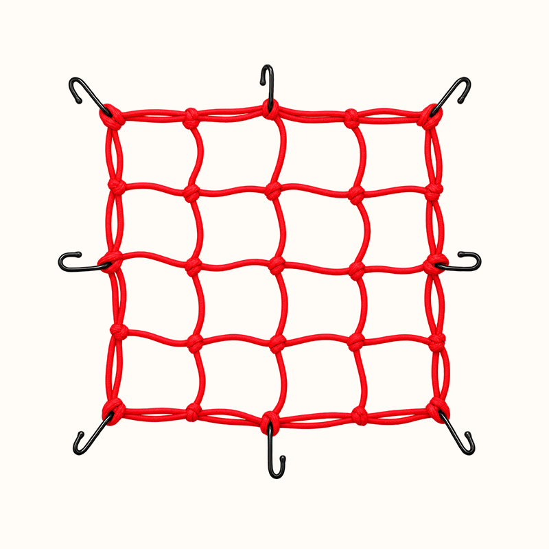 Motorcycle Helmet and Luggage Cargo Net