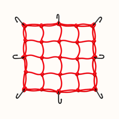 Motorcycle Helmet and Luggage Cargo Net