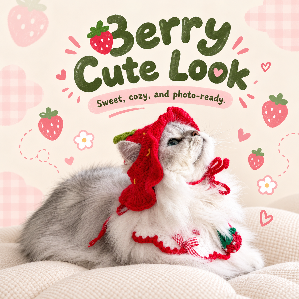 Strawberry Pet & Owner Matching Accessories