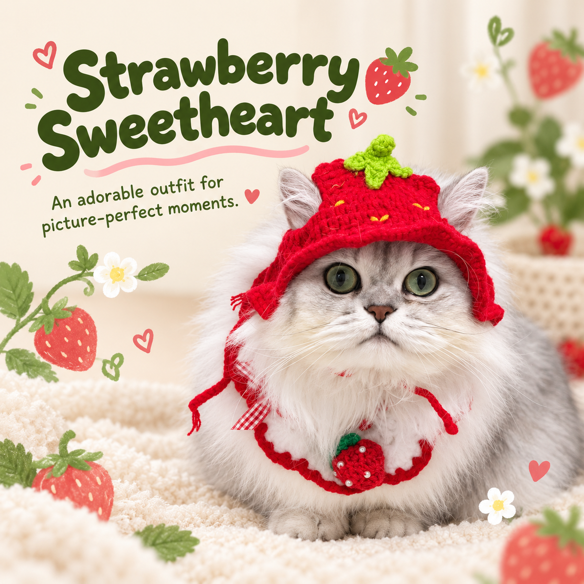 Strawberry Pet & Owner Matching Accessories