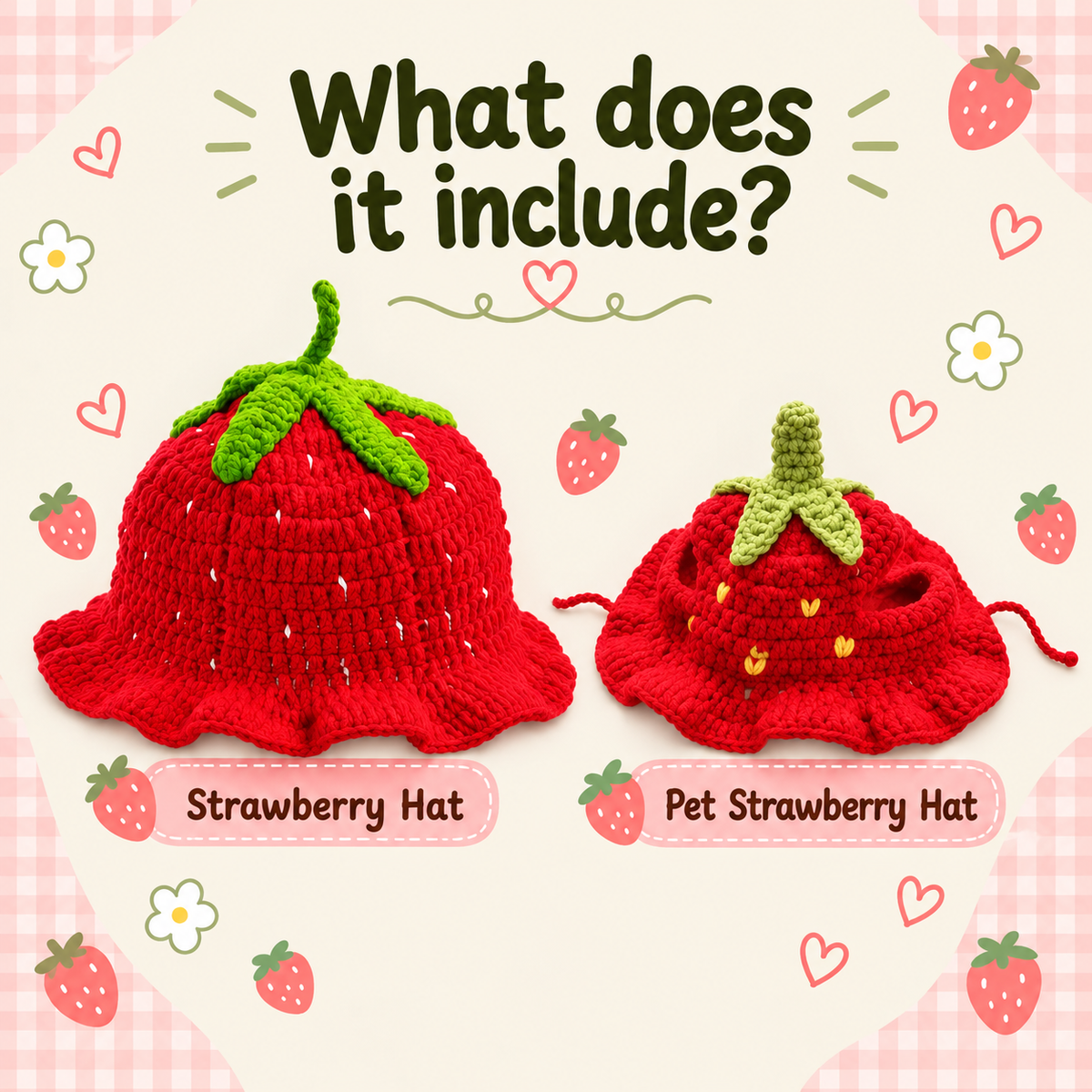 Strawberry Pet & Owner Matching Accessories