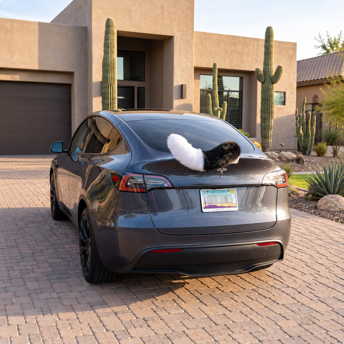 Remote-Controlled Wagging Car Tail