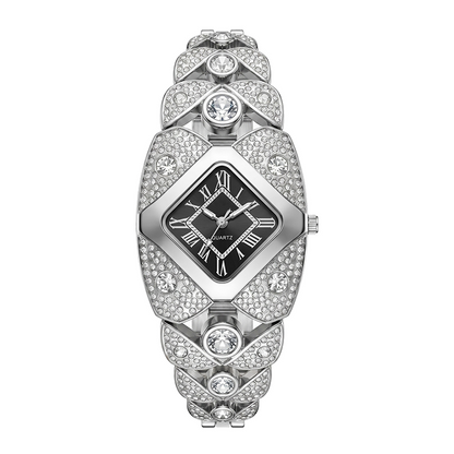 💎Women's Golden Crystal Elegant Quartz Bracelet Watch