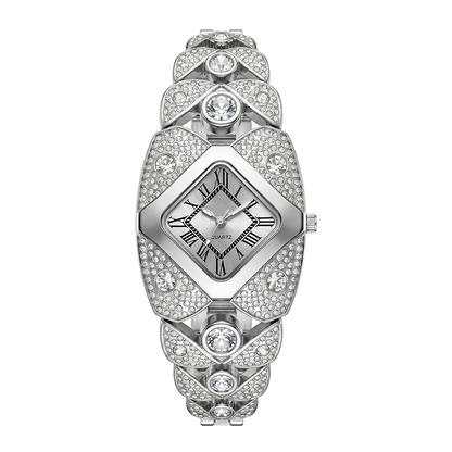 💎Women's Golden Crystal Elegant Quartz Bracelet Watch