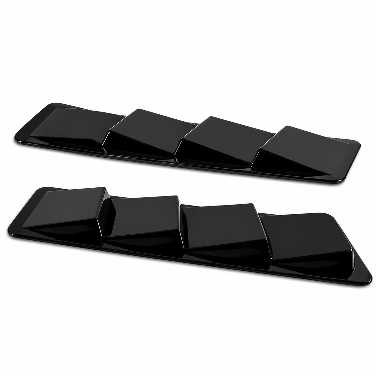 Car Hood Decorative Air Vent Sticker Adhesive Fake Intake Scoop Bonnet Trim Shark Gill Style
