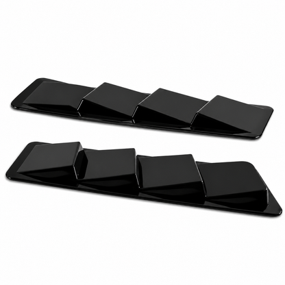 Car Hood Decorative Air Vent Sticker Adhesive Fake Intake Scoop Bonnet Trim Shark Gill Style