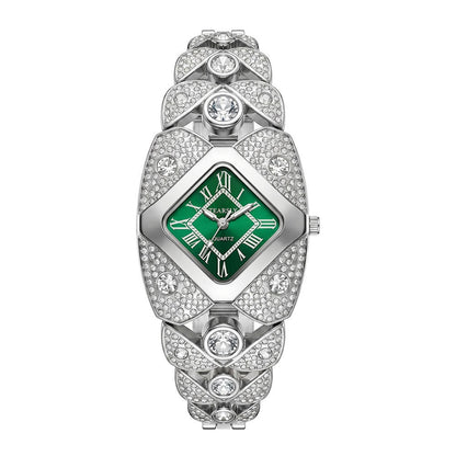 💎Women's Golden Crystal Elegant Quartz Bracelet Watch
