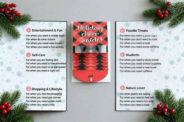 🏆Flash Sale⚡ 50K+ SOLD! Almost Gone-🎅Handmade Christmas gift card booklet