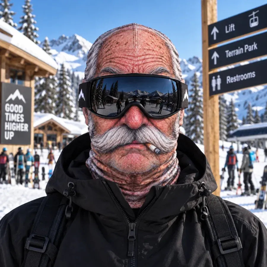 Quirky Face Balaclava for Skiing & Snowboarding
