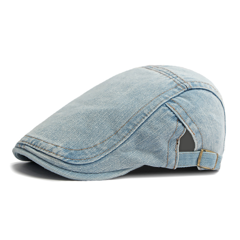 🧢 Unisex Denim Newsboy Cap | Vintage Classic Style, Adjustable Comfort Fit for Everyday Wear